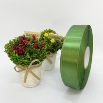 포장 리본 끈 제이제이리본 고밀도주자 3mm 76컬러 ( 길이 45M 90M ) 공단리본, 국방, 3mm(90M)