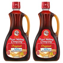 Pearl Milling Company Aunt Jemima 펄밀링컴퍼니 오리지널 라이트 시럽 710ml 2팩 언트제미마