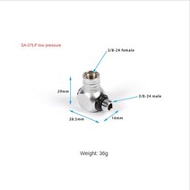 다이빙컴퓨터 프리다이빙컴퓨터 프리다이빙시계 다이빙 조절기 어댑터 360 회전 커넥터 1nd 연결 2nd 저압, 01 SA-07 For LP hose