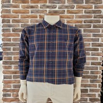 올젠 남성 빅체크 캐주얼 셔츠 ZOB3WC1304 DNV