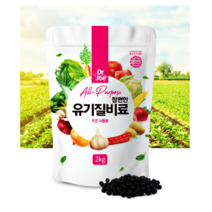 닥터조 유기질비료 2kg 친환경 텃밭 원예용 알갱이 채소 비료