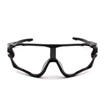 UV400 야외 안경 초경량 사이클링 러닝 안경 바람 방지 MTB 도로 자전거 선글라스 사이클리스트 자전거 고글, 블랙+투명