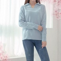 오렌지코디 스윗 카라넥 긴팔 니트 - 간정기 최고아이템