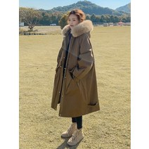 라쿤 리얼 폭스 퍼 야상점퍼