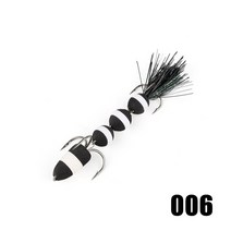 W.P.E 낚시 미끼 크기 L 여러 가지 빛깔의 부드러운 인공 미끼베이스 태클 Wobbl, 1PCS, 06 PMGC-L-006, 1개