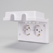 방우콘센트 2구 방수형코드 전등스위치커버 화장실, 가로형2구, 본상품선택