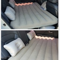 차량용 에어매트 차박 캠핑 자동차 뒷자석침대 1인용 2인용 침대 캠핑매트, 그레이