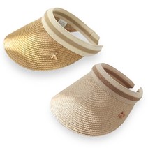 글램 여성 2개 데일리 라탄 썬캡