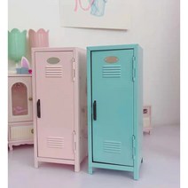 미니 락커 시크릿 캐비닛 자물쇠포함 파스텔 틱톡 인스타 꾸미기 덕질 캐비넷, 민트