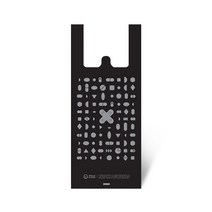 [RE] 약국봉투 검정 (소) 200장 / 친환경 생분해성 양날 손잡이 PLA 약국 알약 디자인 비닐 봉투, [RE] 검정 약국봉투 소 200장