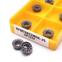 밀링 터닝 커터 부품 부속품 초경 인서트 rpmt08t2 rpmw1003 rpmt10t3 moe vp15 선삭 공구 rpmt 08t2 10t3 rpmw 1003 cnc 선반 마무리, rpmt 10t3 vp15