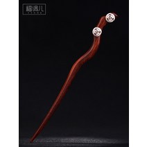 비녀 뒤꽂이 올림머리 한복 머리 장식 헤어 악세사리 수제 스털링 실버 장미 꽃 129