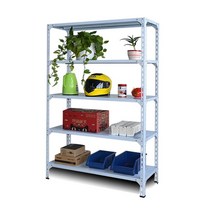 조립식 앵글 선반 철제 베란다 펜트리 창고 랙 경량, 길이120x폭40x높이200 / 6층