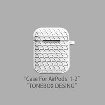 YOHADA 아이폰 시리즈 아이팟1-2 이어폰 보호 케이스, White, AirPods1-2