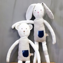 슈톨렌 키크니 린넨 오가닉 애착인형_토끼 곰돌이, 토끼