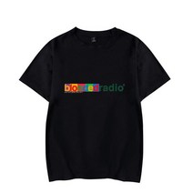 클래식라디오 레트로라디오 오션 프랭크 클래식 로고 티 이탈리아 블론드 라디오 머치 크루넥 반팔 2017, 11 black_01 XXS