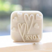 비누 커터기 대패 커팅기 행운의 나무와 꽃 패턴 미니 Diy 스탬프 수제 흰색 수지 장 개성 1 개, No.36   4x4cm