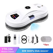 창문청소로봇 유리창로봇청소기스마트 물 스프레이 창 청소 로봇 제어 초박형 바디 낙하 방지 유리 거울, 01 Water spray_02 EU_01 그렇습니다