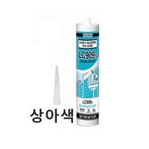 Lucky 비초산 실리콘 실란트 상아색 270ml 건축재 금속 목재 벽돌 PVC 샤시
