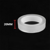 범용 자동차 충돌 방지 스트립 나노 테이프 스크래치 투명 필름 가장자리 보호 스티커, 3 Meters, 01 20MM