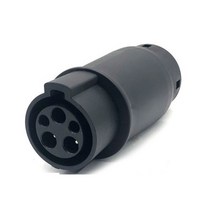 전기차충전기 어댑터 연결잭 급속 케이블 EV adpater 부품 AU05 -EVSE 32A J1772 유형 1-유형 2 플러그 전기 자동차 차량 충전기 충전 커넥터, [01] Black