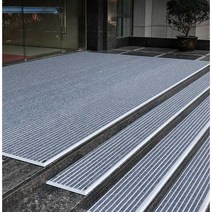 미끄럼 방지 알루미늄 공항 호텔 로비 출입구 발판, 상세 페이지 참고, 블랙 60x90