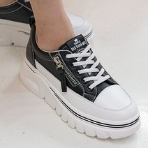 더힐 가죽 여성 여자 슬립온 운동화 스니커즈 5.5cm 2color smp088
