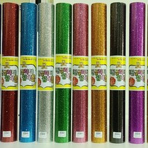 글리터접착롤 글리터접착규격 60cm101cm 네임핀만들기, 레드03