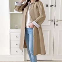 H스타일 (WG)바바리원피스