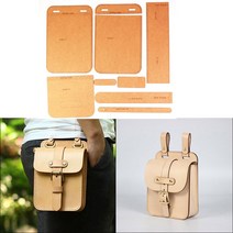 가죽공예 도안 Diy 가죽 크래프트 허리 바느질 패턴 포켓 홀더 diy 수제 공예 크기 20x13x6cm