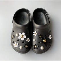 데이지꽃 꽃 파츠 실내화꾸미기 신발악세사리 신발꾸미기 신발파츠 실내화파츠 (14pcs)