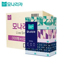 모나리자 미니각티슈 100매 천연펄프 각티슈/미용티슈 2겹, 36개