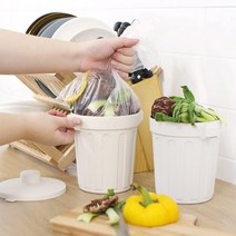 음식물쓰레기보관함 냉동 밀폐형 원룸 자취 쓰레기통, 1개, 그레이