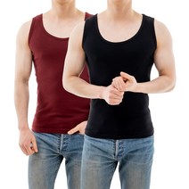 제이오 남성 무지 골지 기본 나시 티셔츠