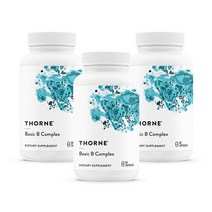쏜리서치 비타민 B12 B군 B컴플렉스 베이직 비 컴플렉스 60캡슐 x 3병 Thorne Basic B Complex, 단품, 단품
