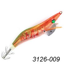 무늬오징어피규어 낚시 도구 액세서리 낚시미끼 낚시 루어 지그 싱커 2 #2.5 #3 # 오징어 후크 바다 낙지, 09 3126-009_04 2.5