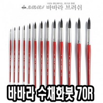 바바라 수채화붓 70R 18 호 -38202 네일 아트붓 큐어 케어 유진스타일 ##9.14EA, 유진스타일 본상품선택, 유진스타일 본상품선택