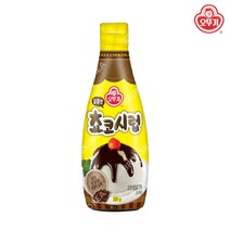 오뚜기 달콤한 쵸코시럽 220g 1개 초코시럽 아이스크림