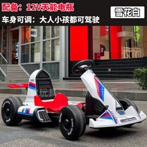 루지 루지카트 전동킥보드 고카트 1인용전기차 전동휠대여, 화이트 12V25A 리튬 배터리 8시간, 듀얼 드라이브