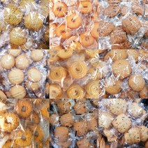 쿠키마스타 낱개포장 카페서비스용쿠키 탕비실간식 대용량과자 버터쿠키, 1kg, 1박스, 녹차아몬드쿠키