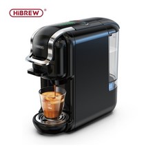 정밀기계 hibrew 멀티 캡슐 커피 머신 핫콜드 돌체 구스토 밀크 네스프레소 캡슐 ese pod 지상 커피 카페테리아 19bar 5 in 1자동화 시스템, h2b bk, 우리를