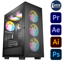4K 영상편집 컴퓨터 유튜브 동영상 에펙 프리미어 프로 PC, FREEDOS, 기본형, 영상편집용03