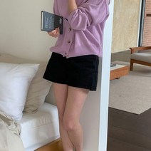 그녀의 신발 빠른배송 컬러 예쁜 기본 가디건 6컬러 베이지 블랙 민트 보라 레드 옐로우