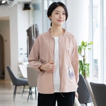 엄마옷 모슬린 프릴 진주 면 점퍼 JP303031마담 미시옷 50대 중년여성의류 60대 엄마옷 빅사이즈 할머니옷 여성옷