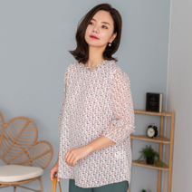 이헌영 이헌영 네크라인 프릴 비즈 블라우스 흰색 21BS5049B1