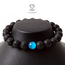 에너제틱스톤 블루 오팔 화산석팔찌 천연석팔찌 원석팔찌 패션팔찌 레이어드팔찌 우정팔찌 커플팔찌 건강팔찌 팔찌