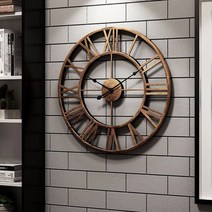 디우데코 철재 무소음 대형 벽시계(4color), 골드60cm