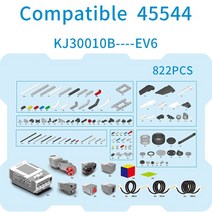 블럭 KAZI EV6 빌딩 블록 프로그래밍 로봇 EV3 그래픽 프로그래밍과 호환 scratch3.0 Rubik39s cube robot, [01] KJ30010B