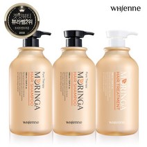 휘엔느 [휘엔느] 모링가 단백질 대용량 무실리콘 샴푸+트리트먼트 총 2000ml, 1