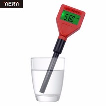 분석 Yieryi 토양 pH 측정기 산도 실험 수족관 수영장 용 백라이트가있는 수질 분석기, 한개옵션0